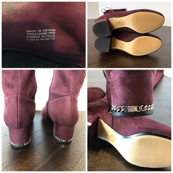 Michael Kors Jamie Damson Over the Knee Boots 🆕 - Picture 8 of 8